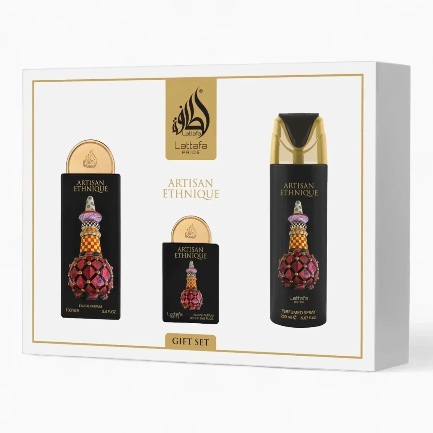 GIFT SET ARTISAN ETHNIQUE EDP 100ML LATTAFA PERFUMES